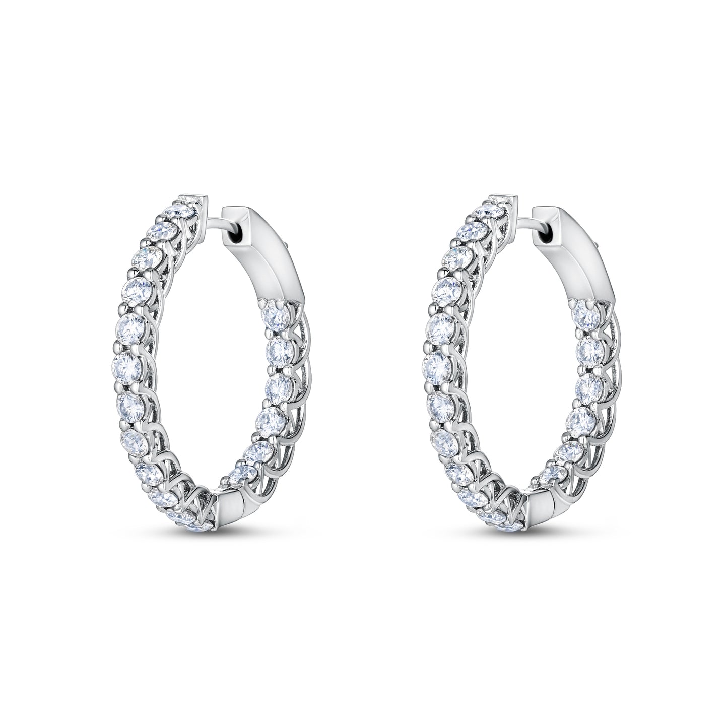 עגילי יהלומים ERP8574B