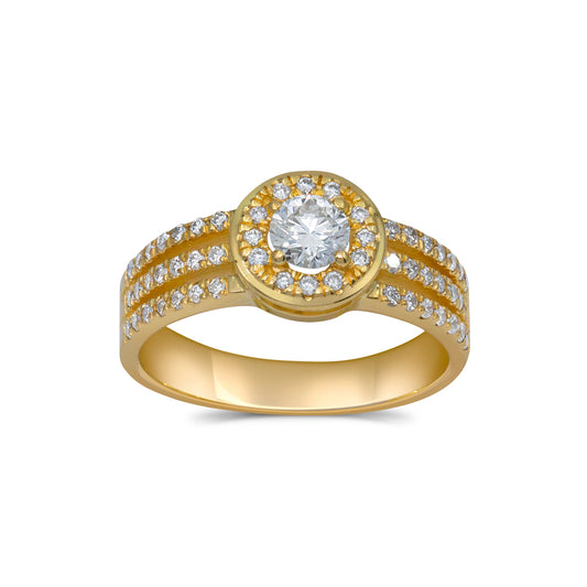 טבעת יהלומים 6169